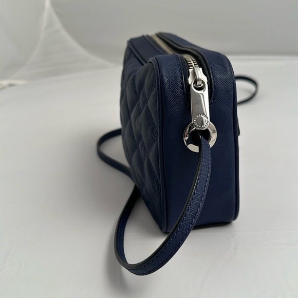 Marc by Marc Jacobs Sally Mineral Blue quilted Saffiano leather crossbody bag - Picture 3 of 15